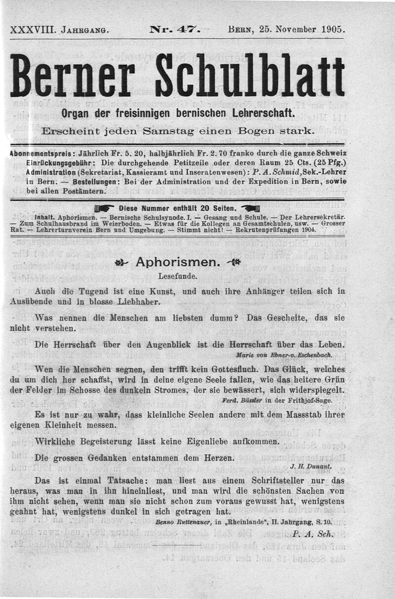 Buchumschlag - Heft 47