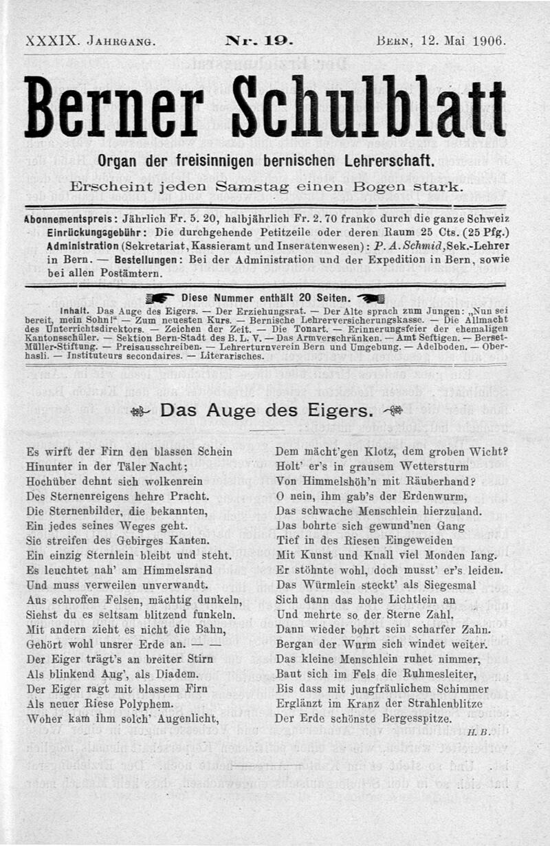 Buchumschlag - Heft 19