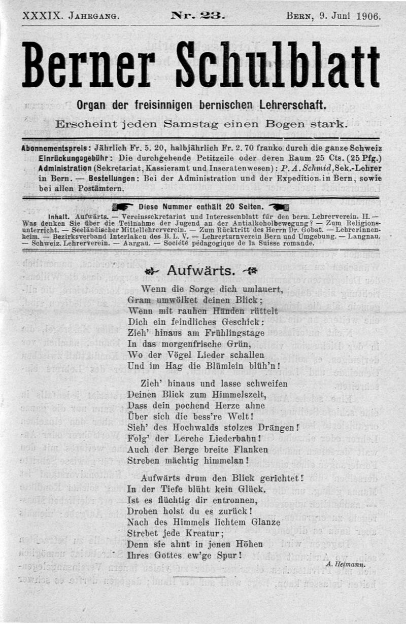 Buchumschlag - Heft 23