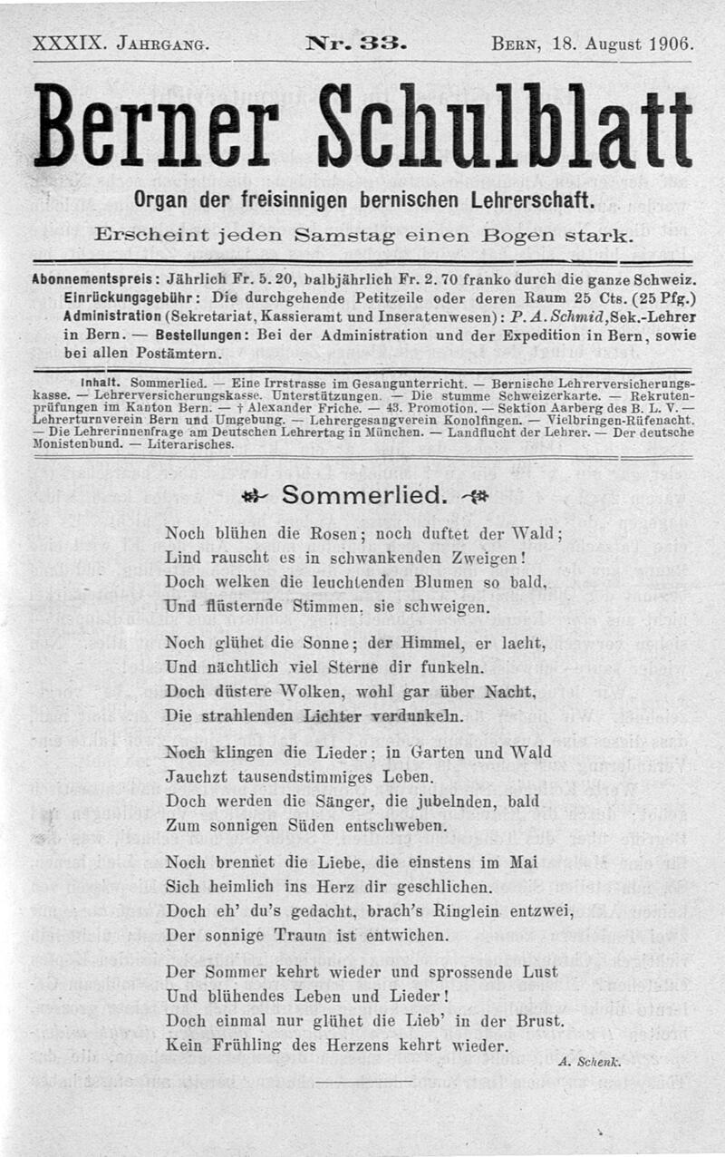 Buchumschlag - Heft 33