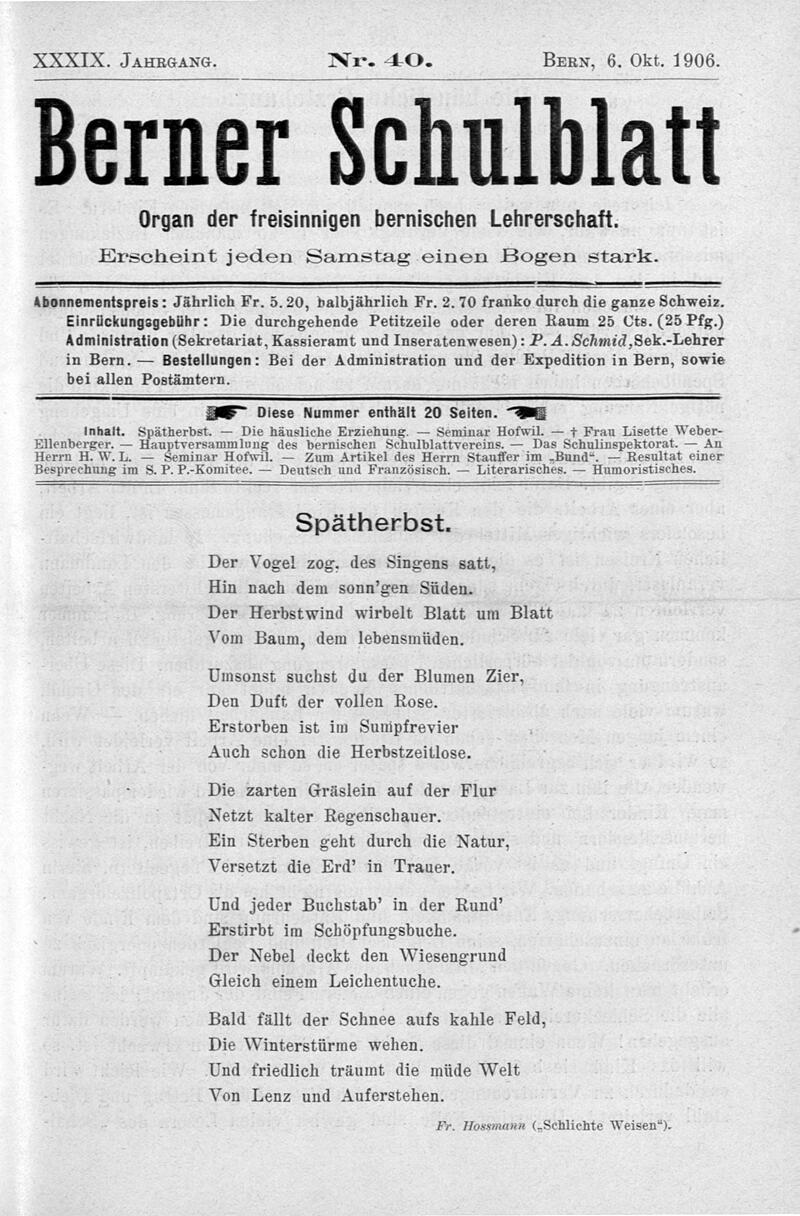 Buchumschlag - Heft 40