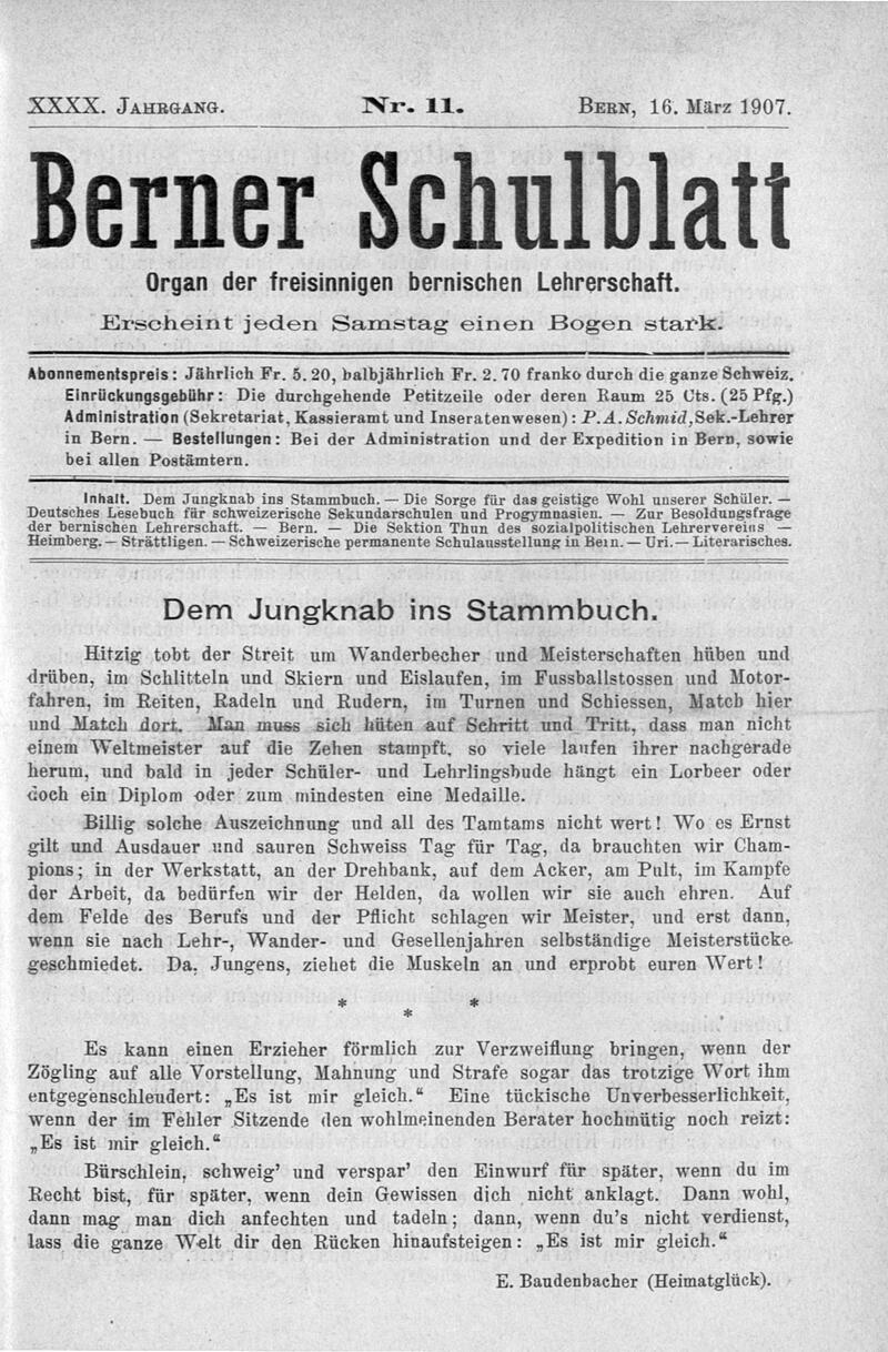 Buchumschlag - Heft 11