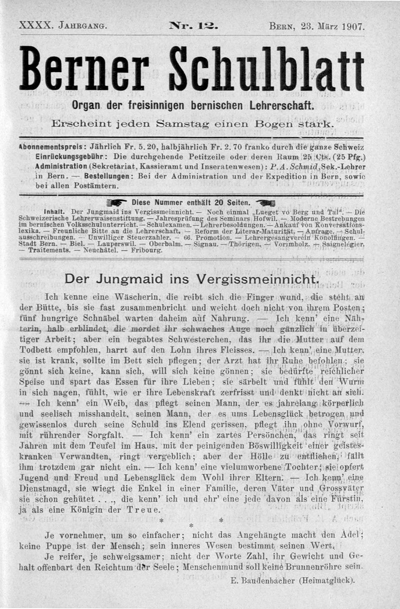 Buchumschlag - Heft 12