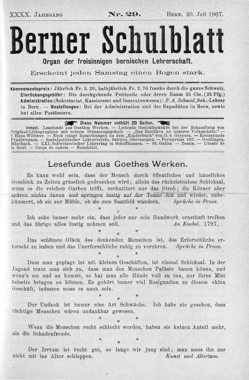 Buchumschlag - Heft 29