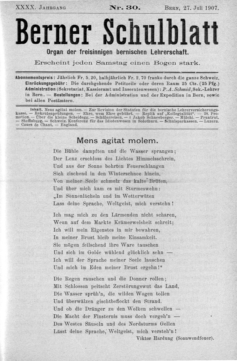 Buchumschlag - Heft 30