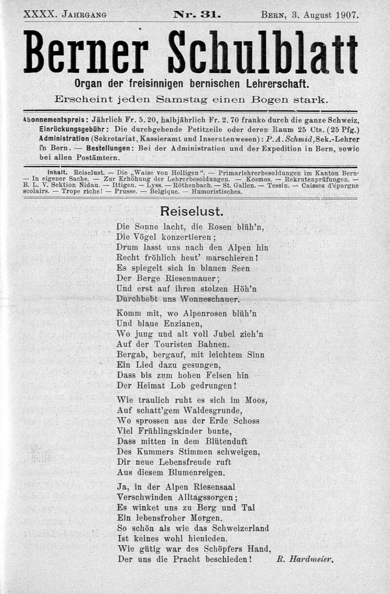 Buchumschlag - Heft 31