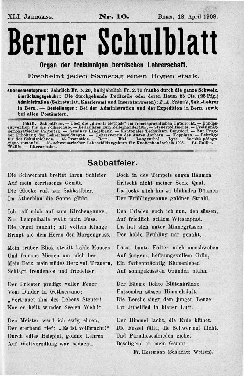 Buchumschlag - Heft 16