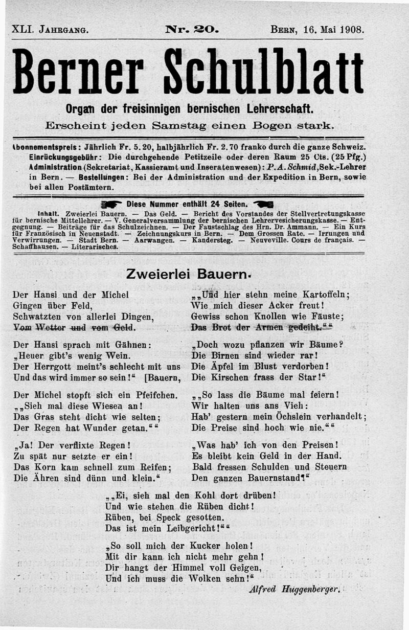 Buchumschlag - Heft 20