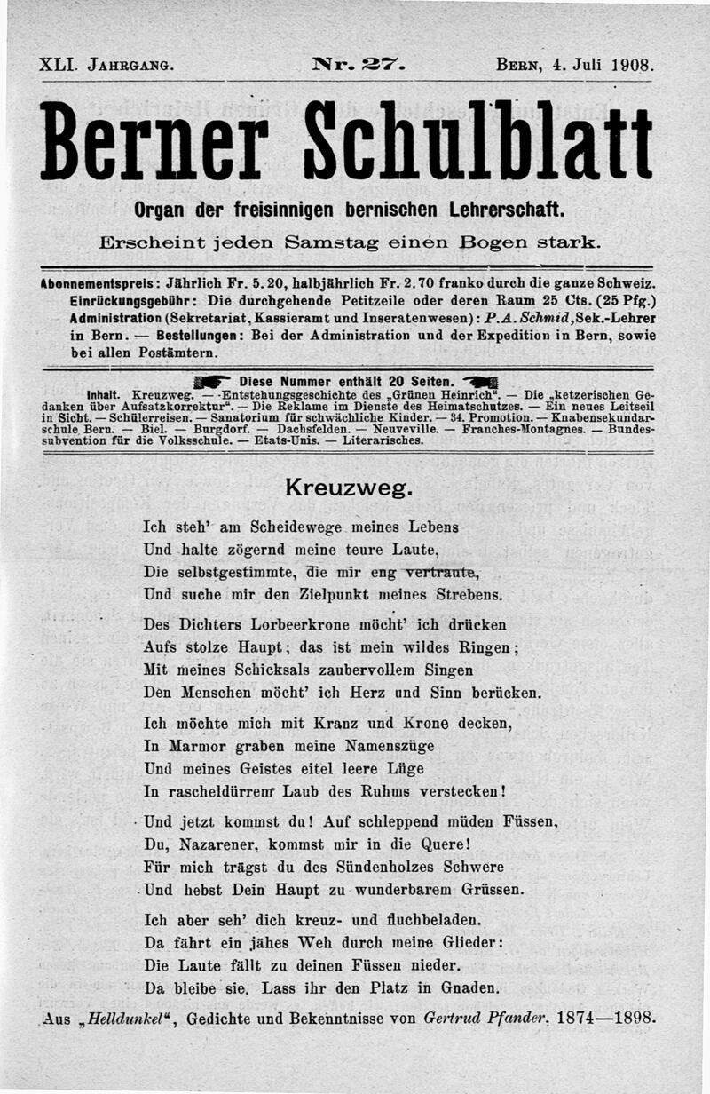 Buchumschlag - Heft 27