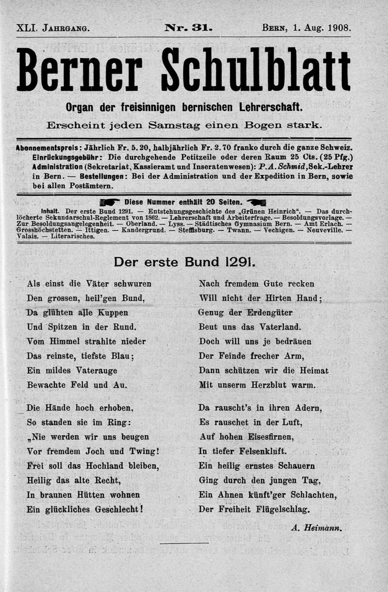 Buchumschlag - Heft 31