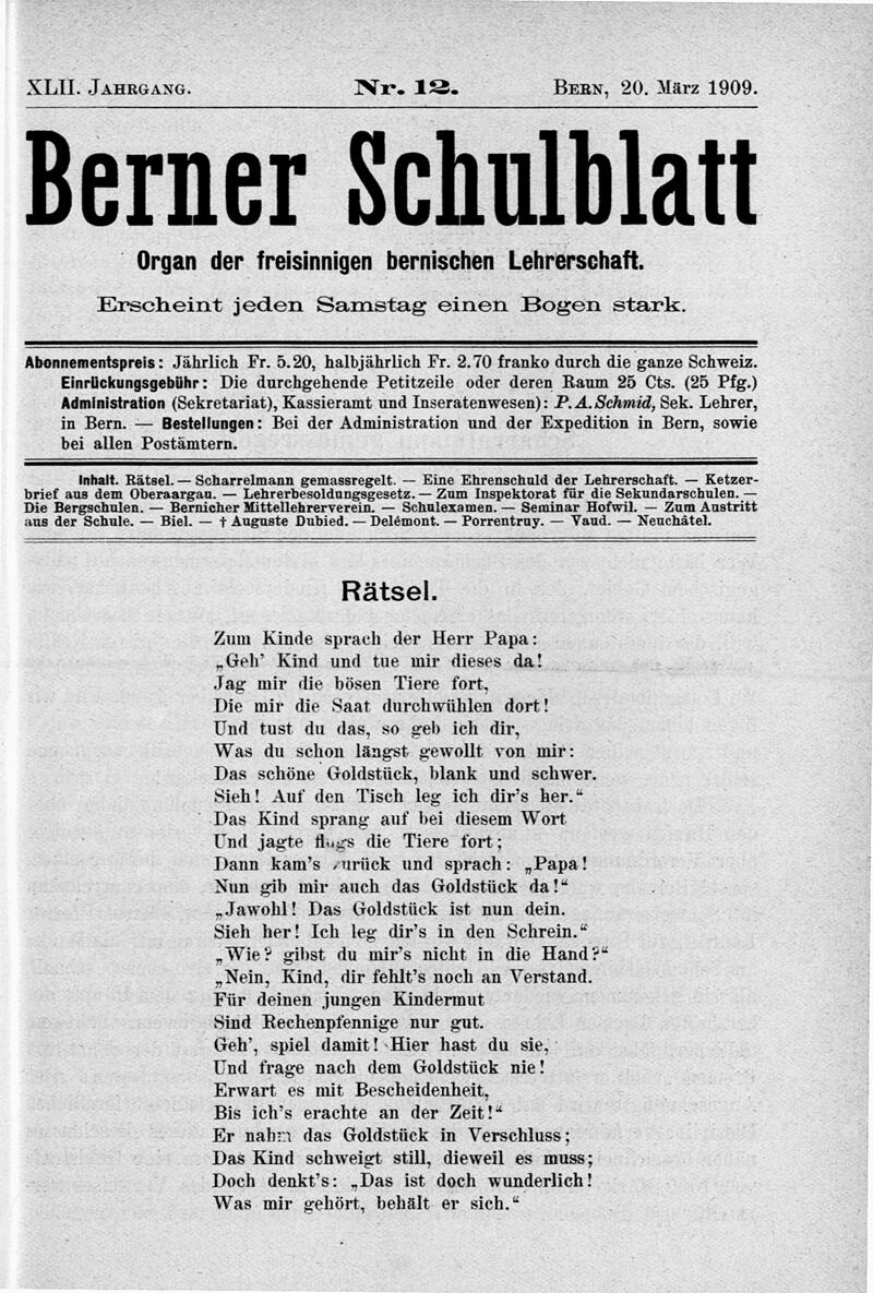 Buchumschlag - Heft 12