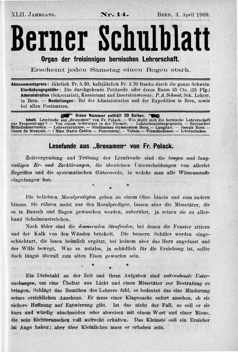 Buchumschlag - Heft 14