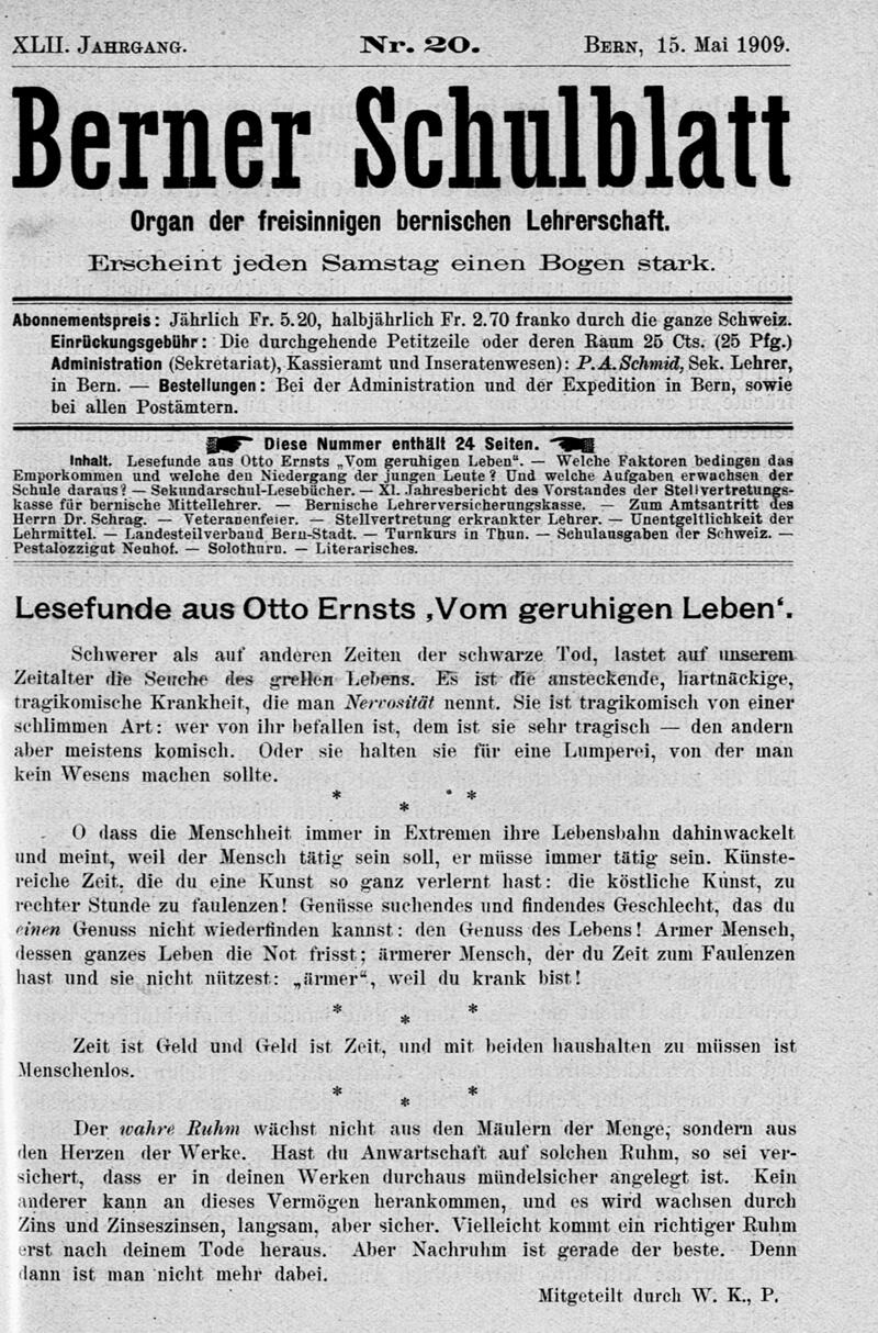 Buchumschlag - Heft 20