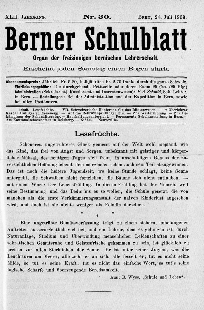 Buchumschlag - Heft 30