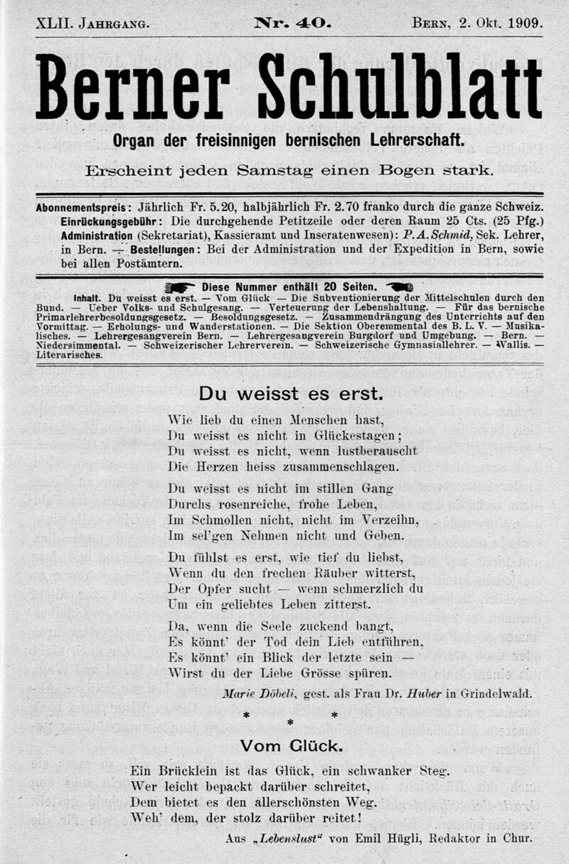 Buchumschlag - Heft 40