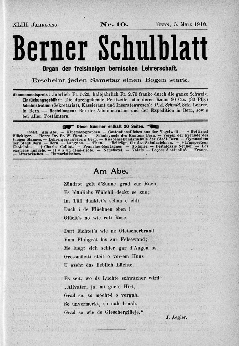 Buchumschlag - Heft 10