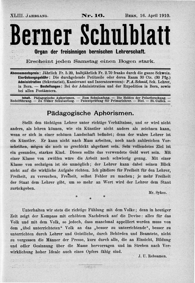 Buchumschlag - Heft 16