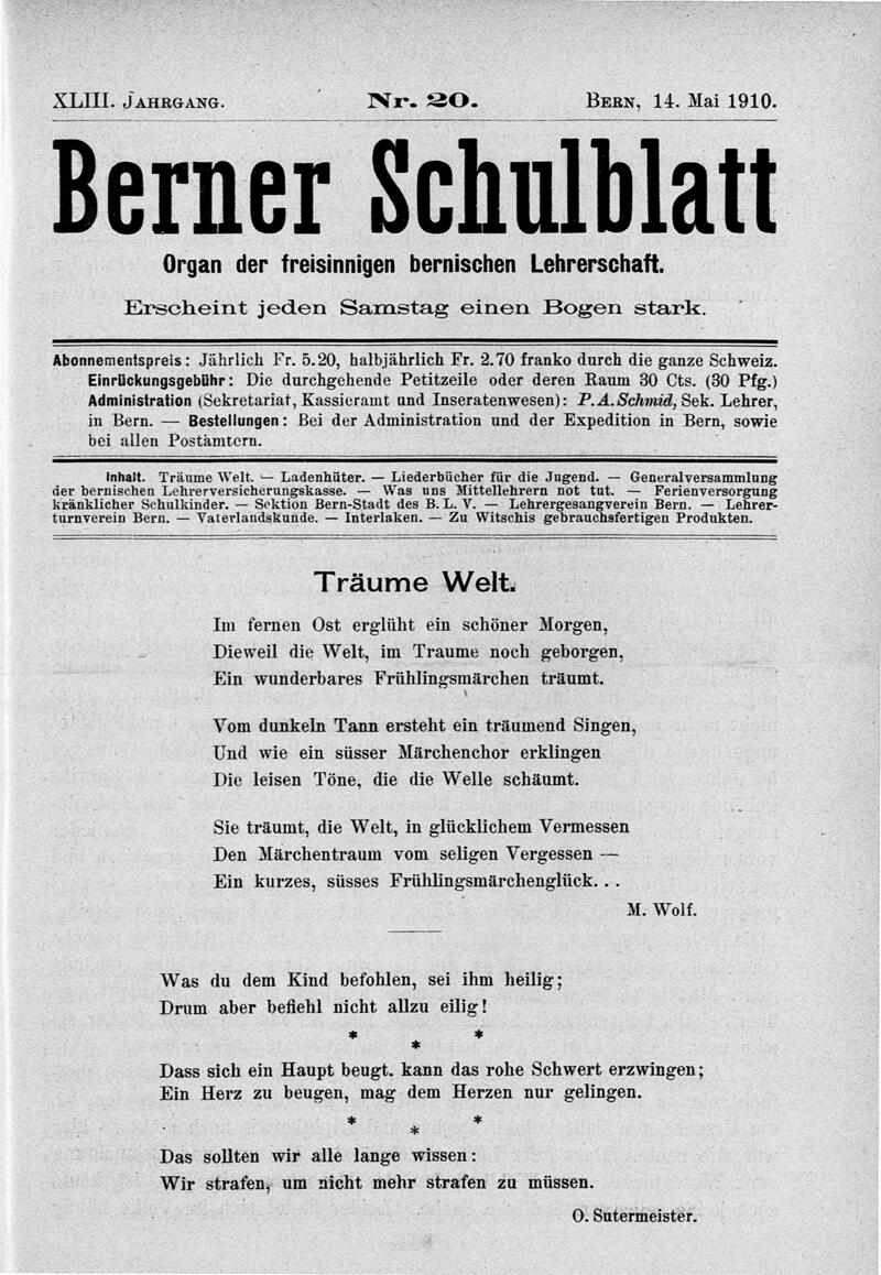 Buchumschlag - Heft 20