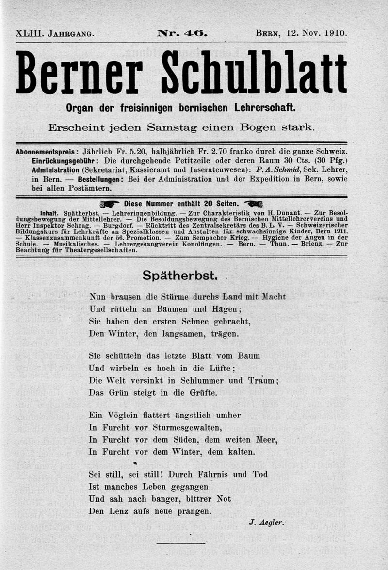 Buchumschlag - Heft 46