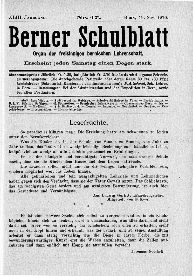 Buchumschlag - Heft 47