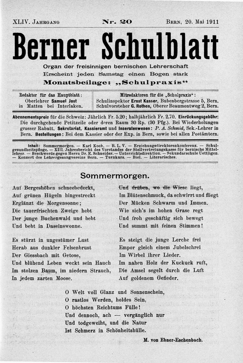 Buchumschlag - Heft 20