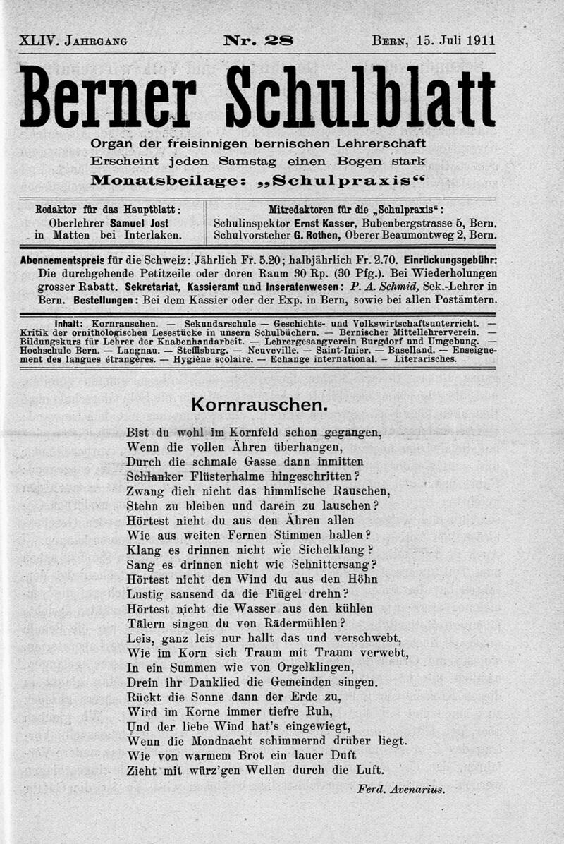 Buchumschlag - Heft 28