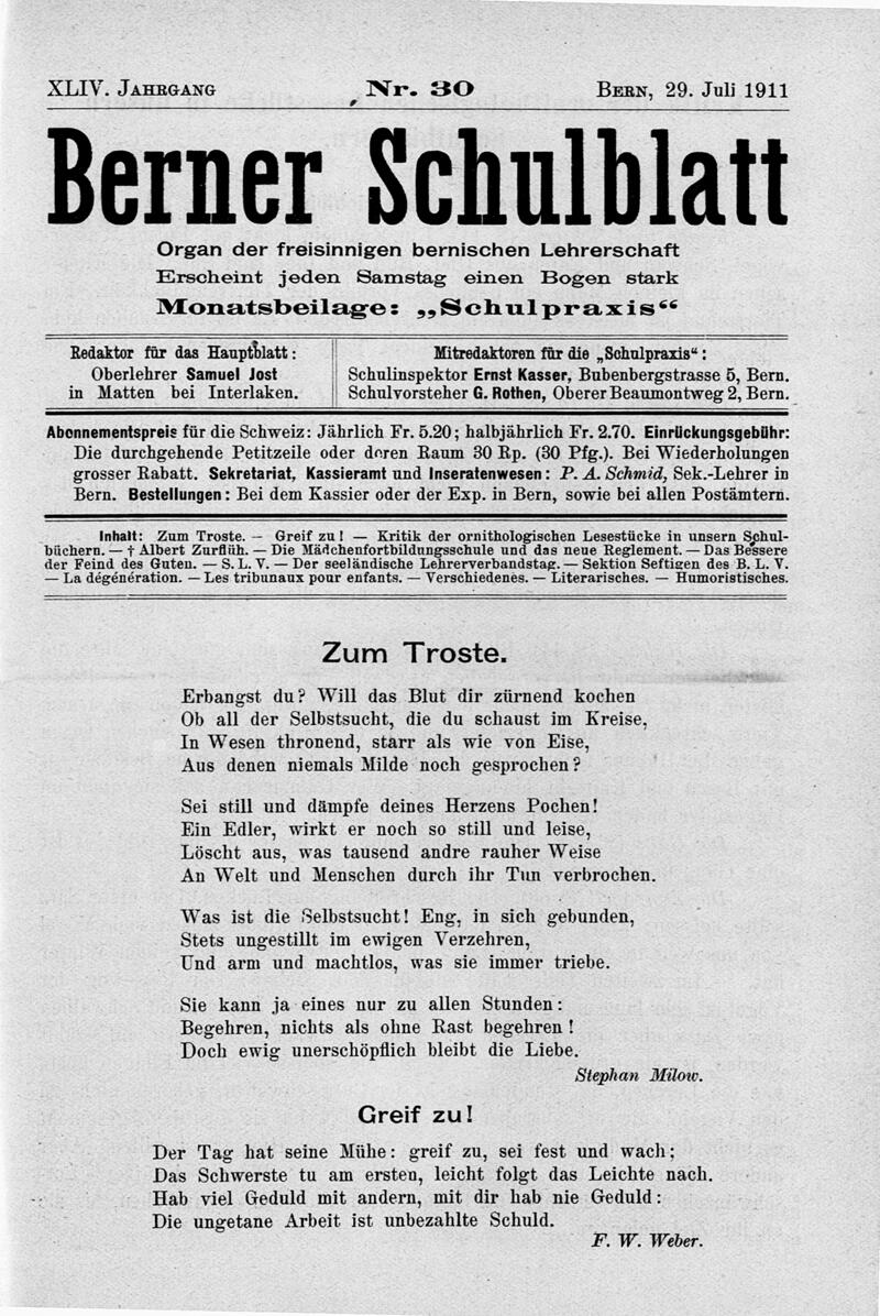 Buchumschlag - Heft 30