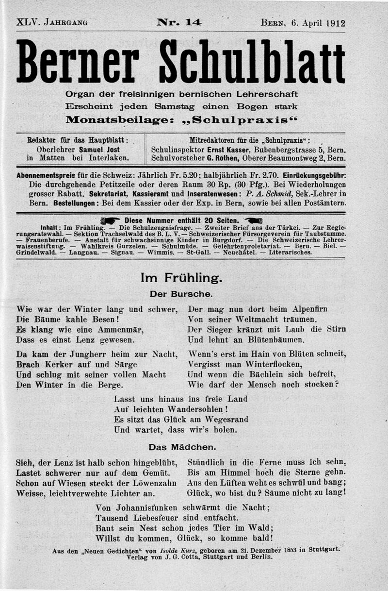 Buchumschlag - Heft 14