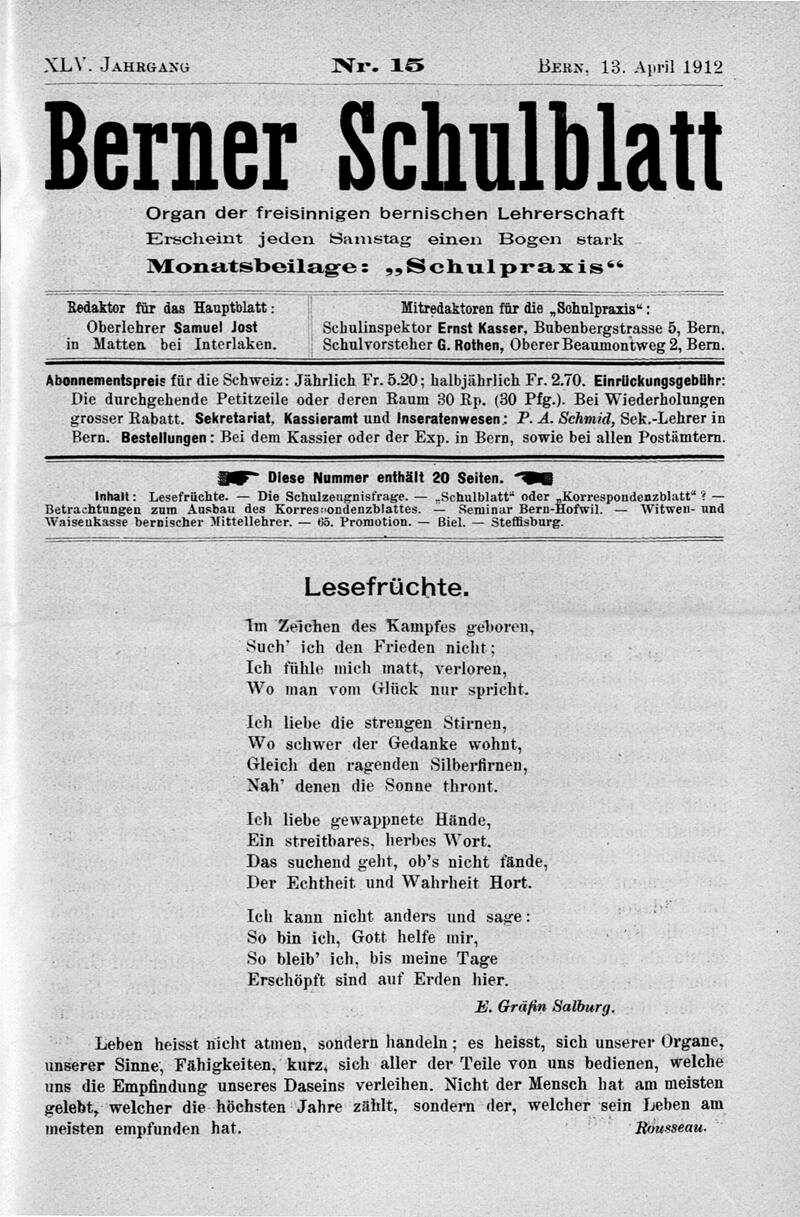 Buchumschlag - Heft 15