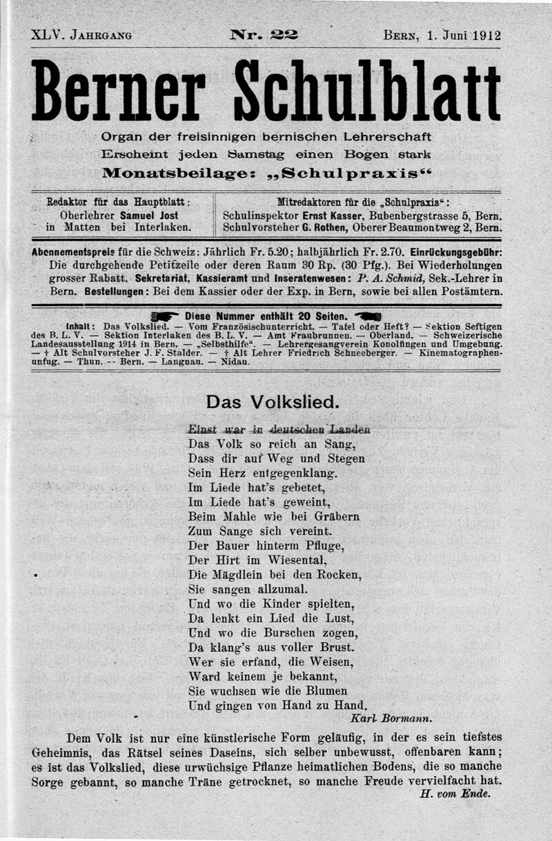 Buchumschlag - Heft 22