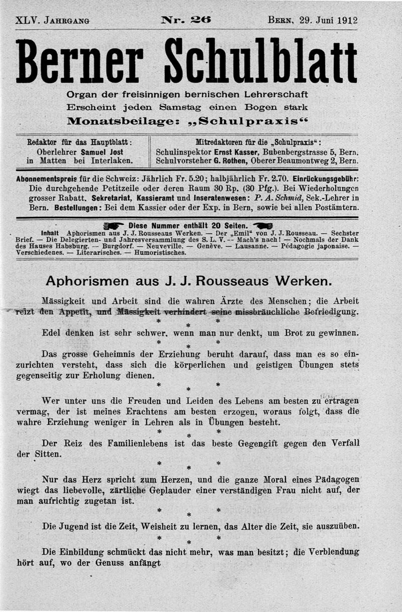 Buchumschlag - Heft 26