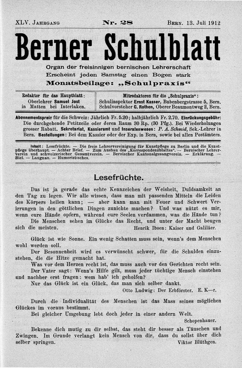 Buchumschlag - Heft 28