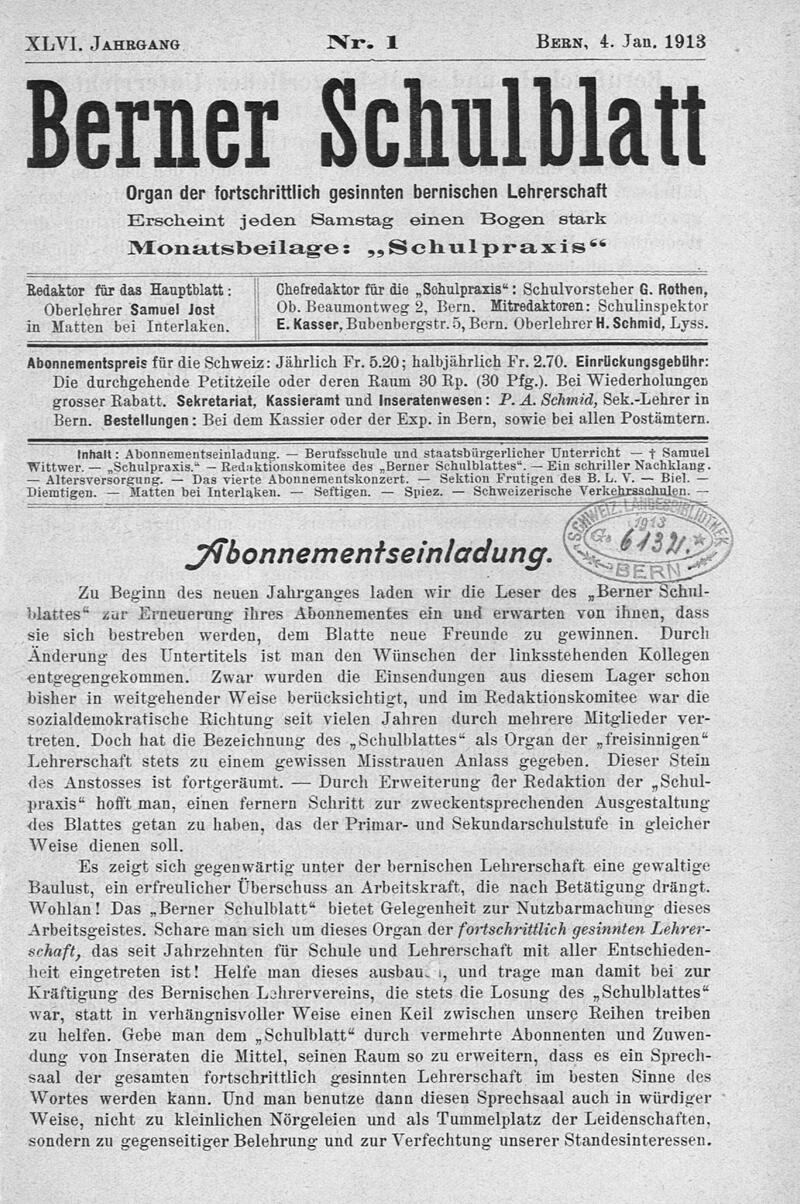 Buchumschlag - Heft 1