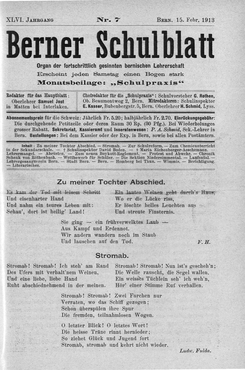 Buchumschlag - Heft 7