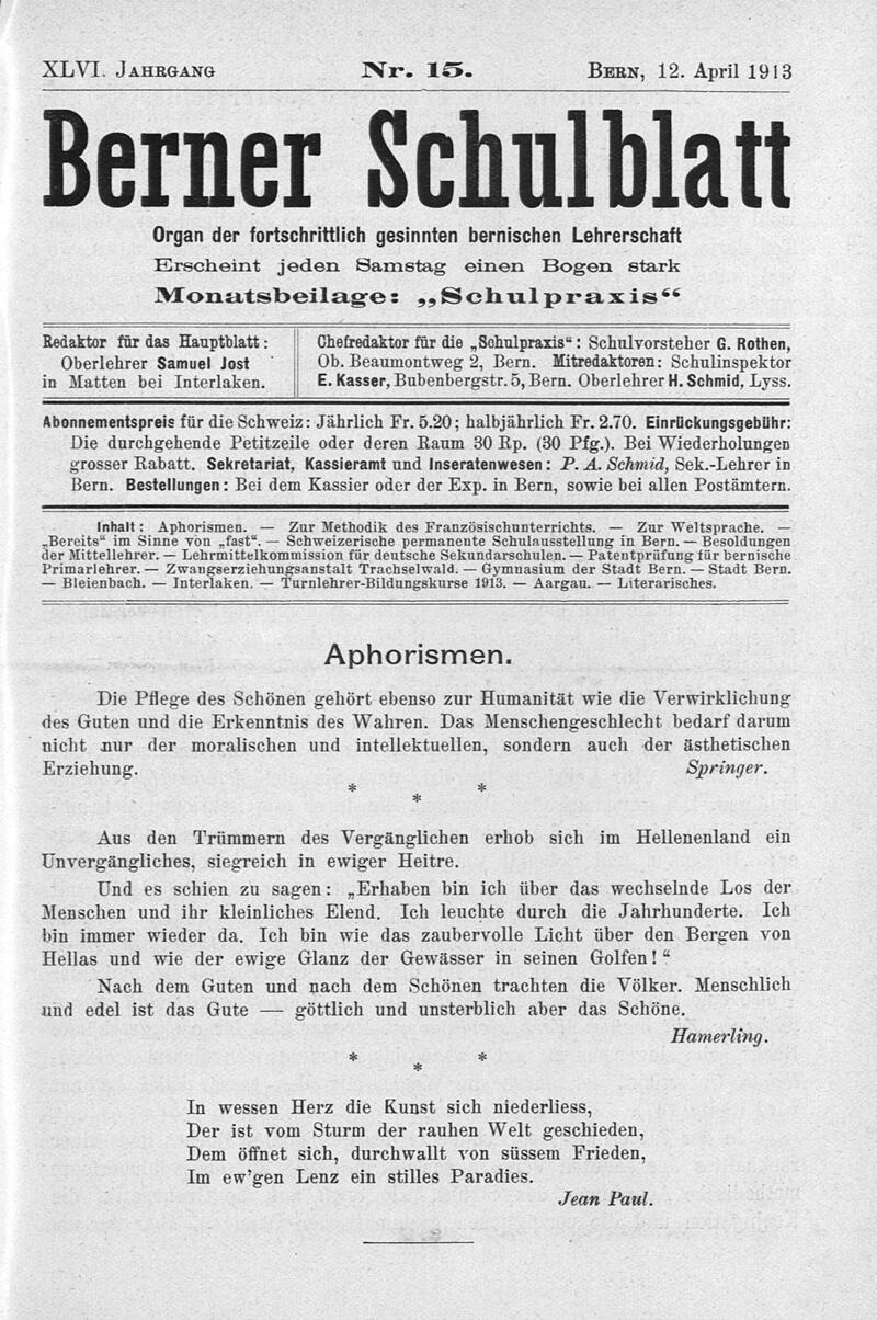 Buchumschlag - Heft 15