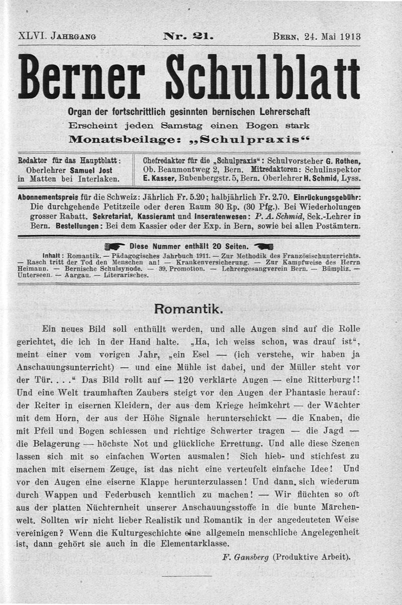 Buchumschlag - Heft 21