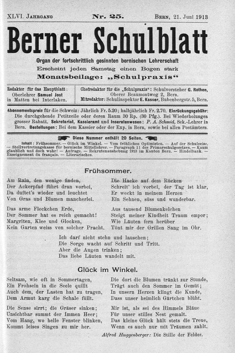 Buchumschlag - Heft 25
