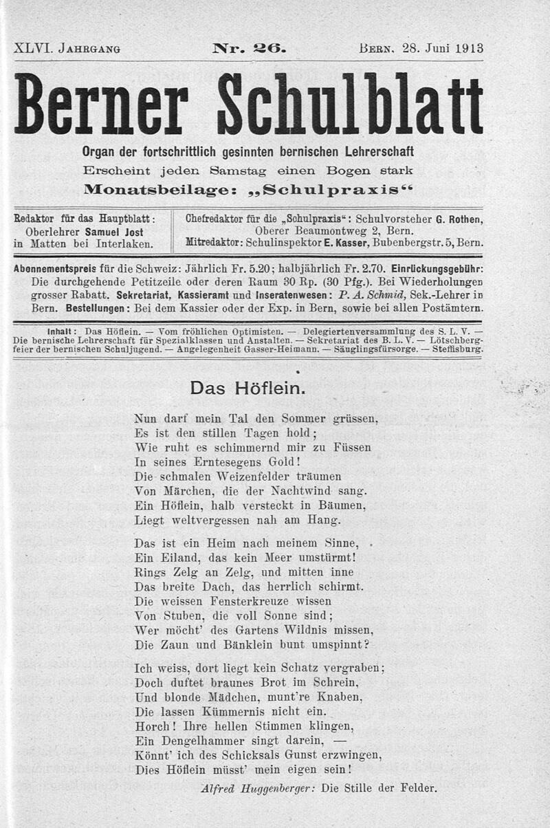 Buchumschlag - Heft 26