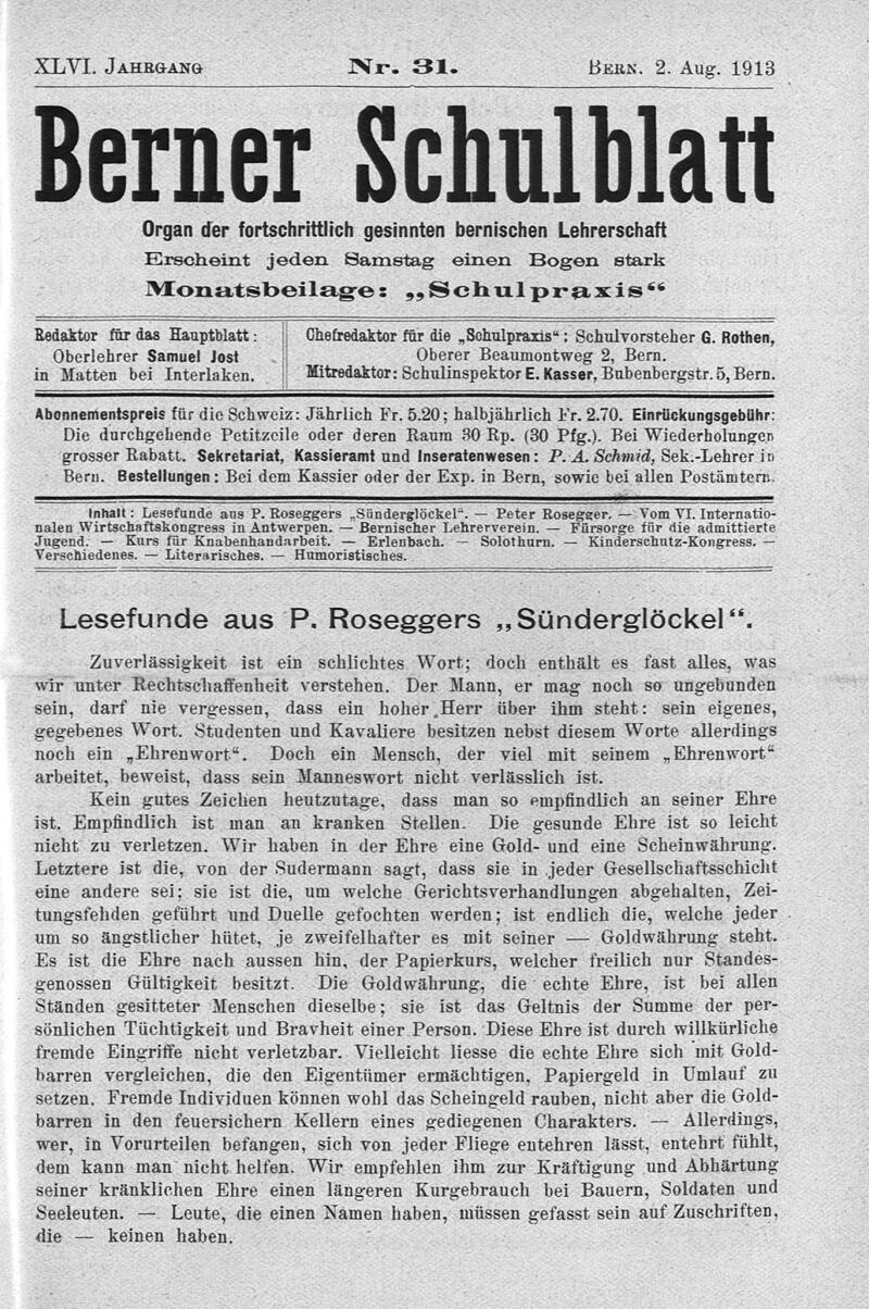 Buchumschlag - Heft 31