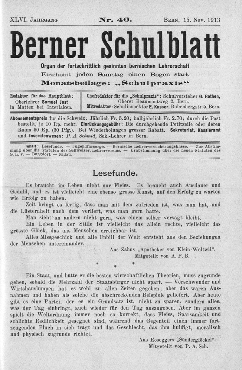 Buchumschlag - Heft 46