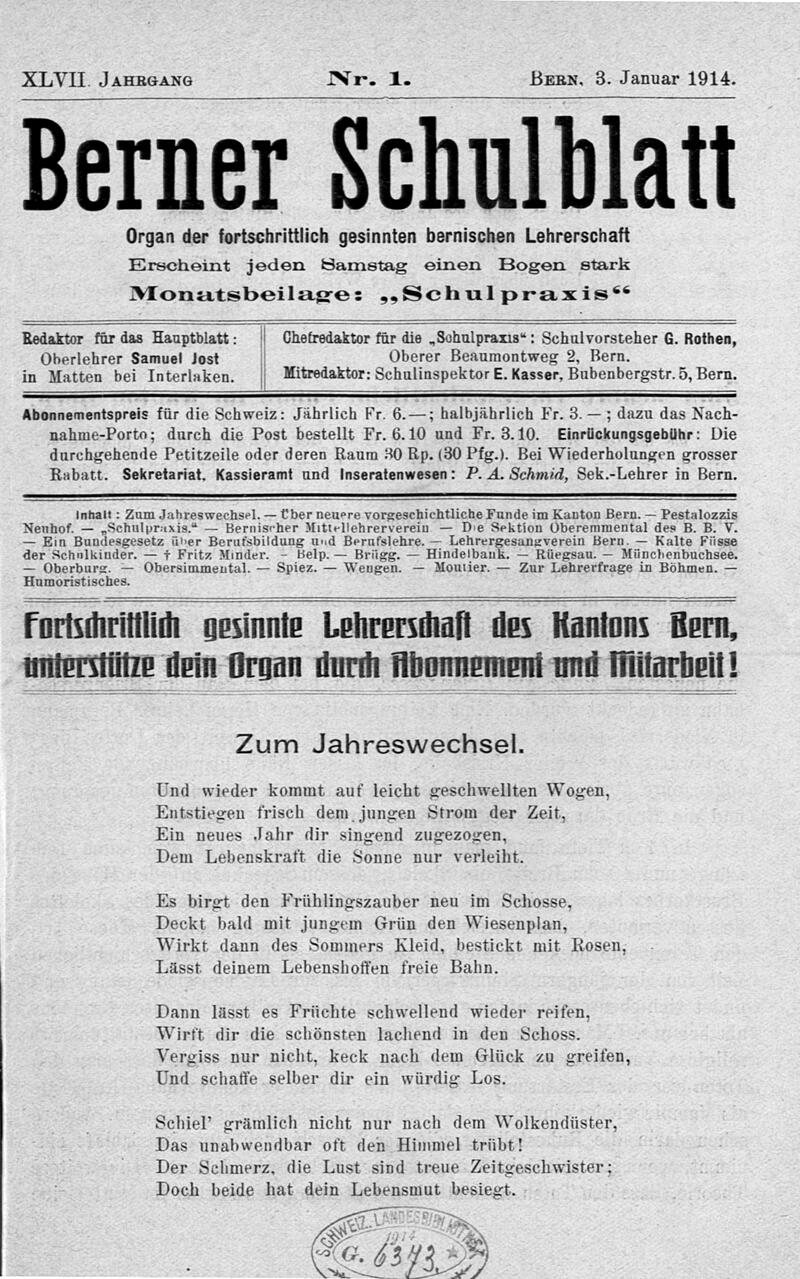 Buchumschlag - Heft 1