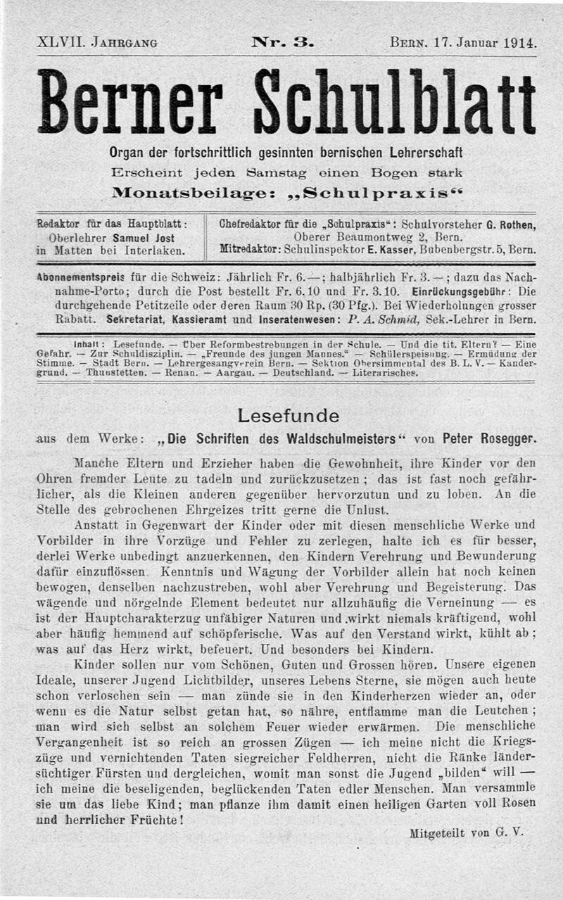 Buchumschlag - Heft 3