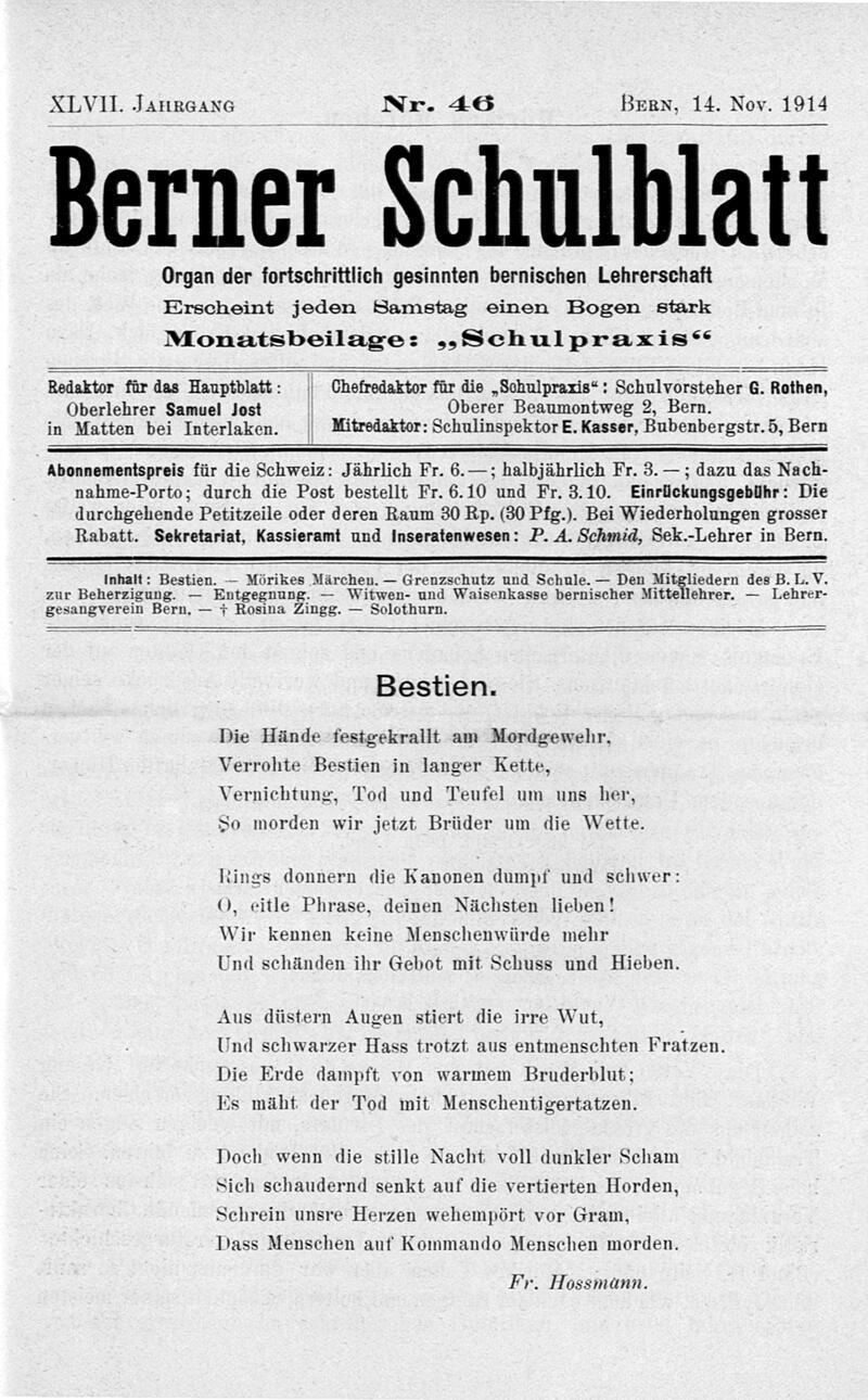 Buchumschlag - Heft 46