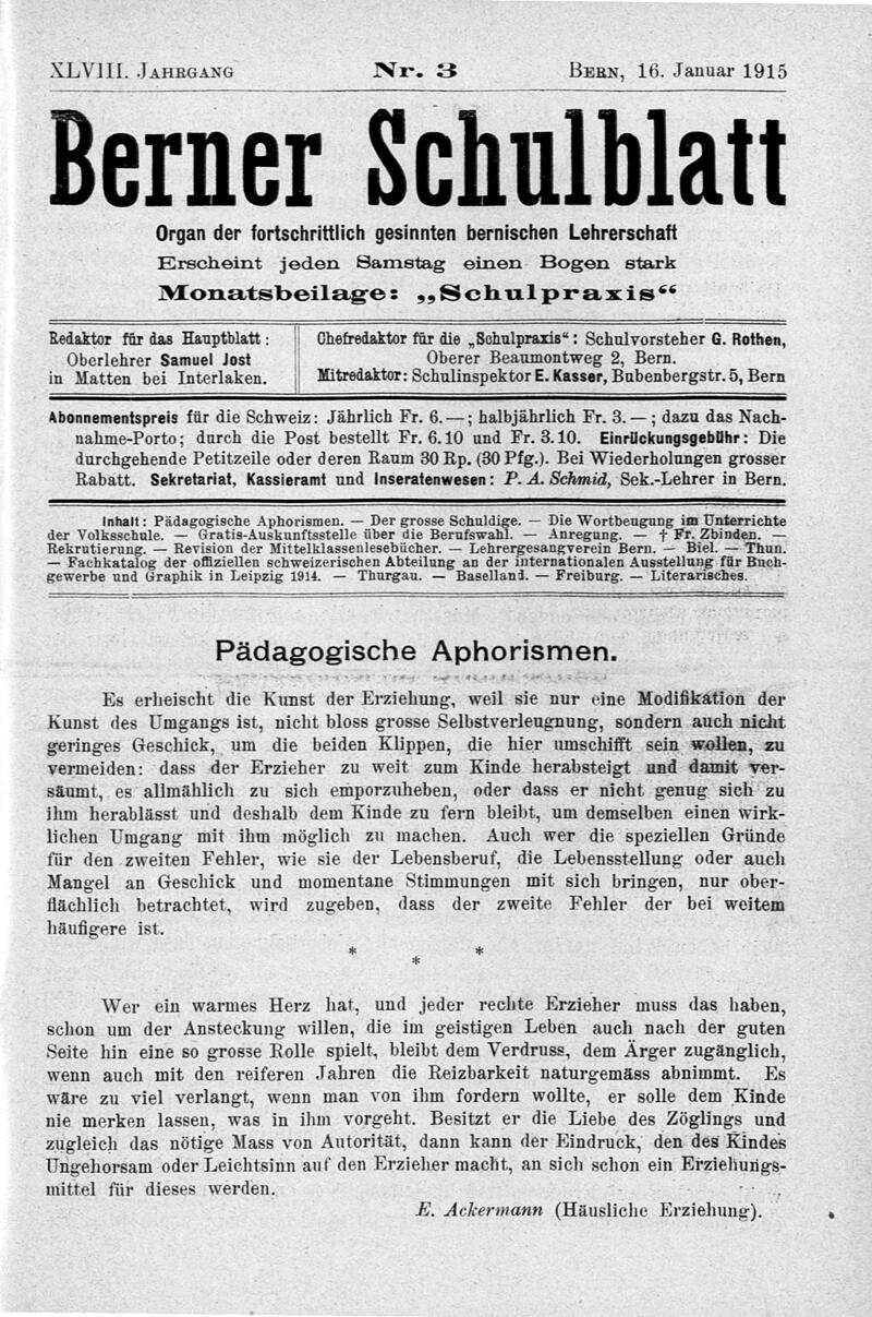 Buchumschlag - Heft 3