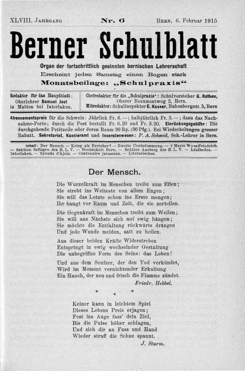 Buchumschlag - Heft 6