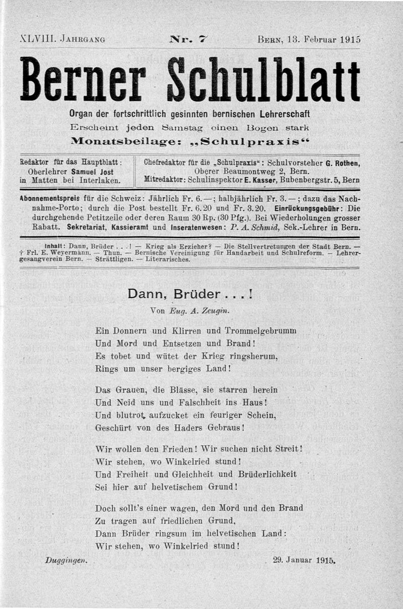 Buchumschlag - Heft 7