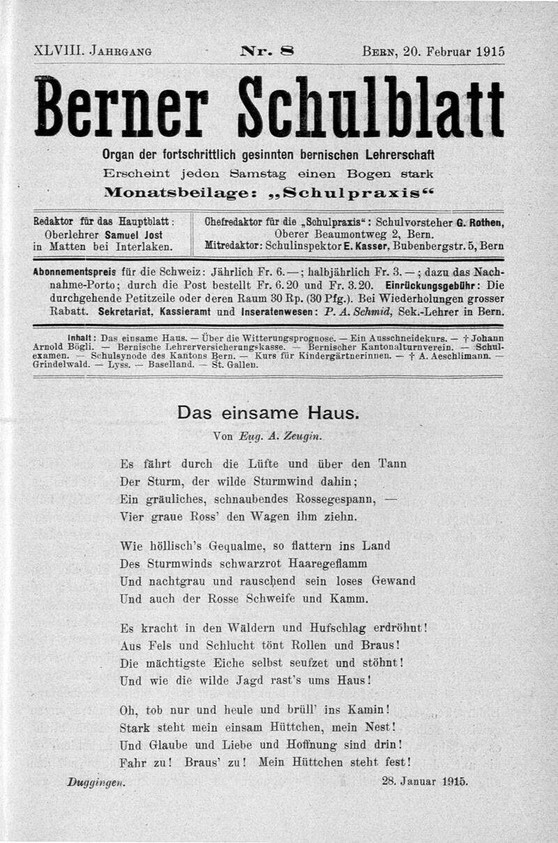 Buchumschlag - Heft 8