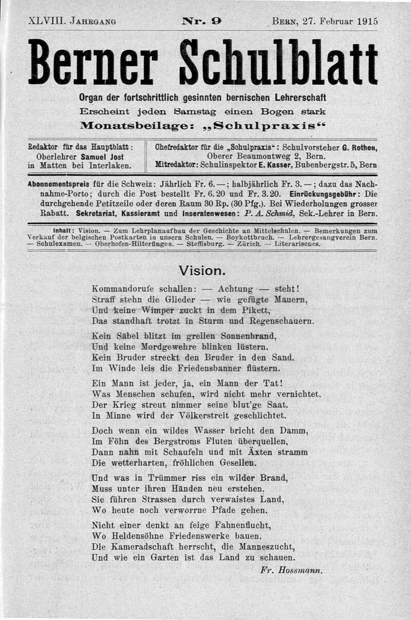 Buchumschlag - Heft 9