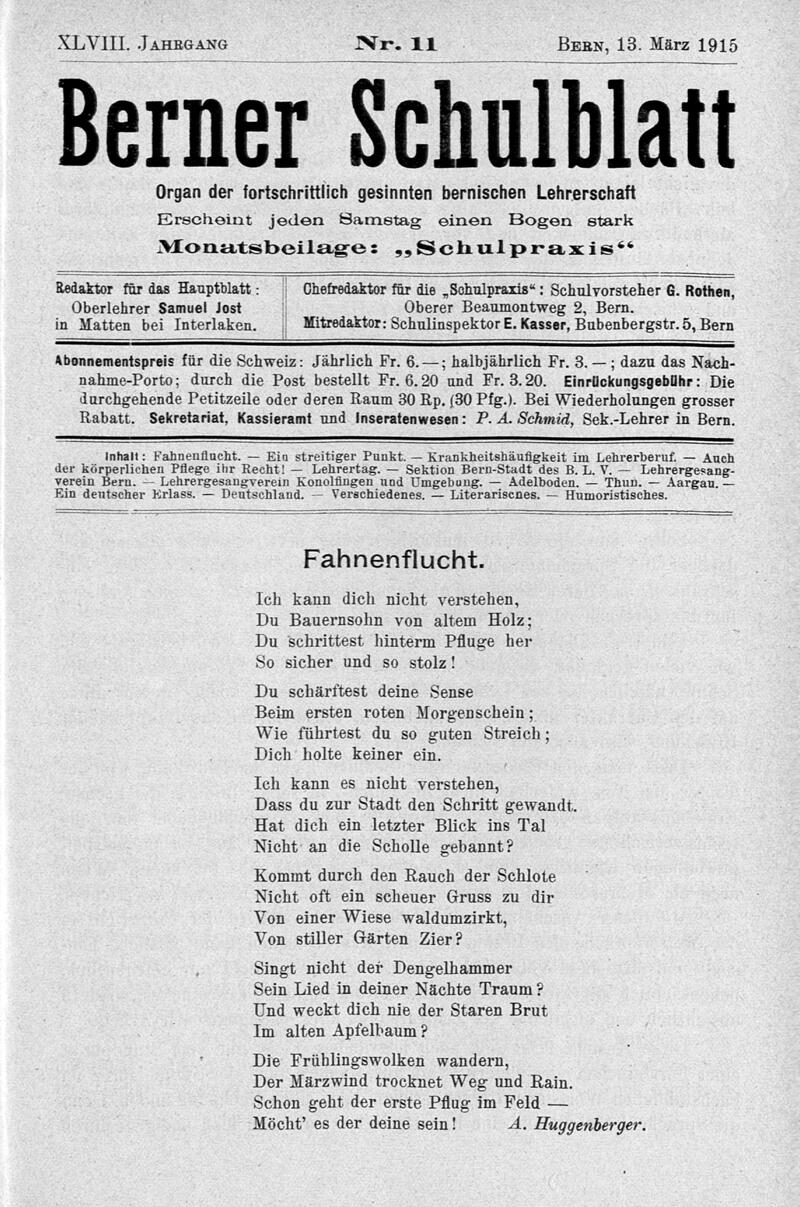 Buchumschlag - Heft 11