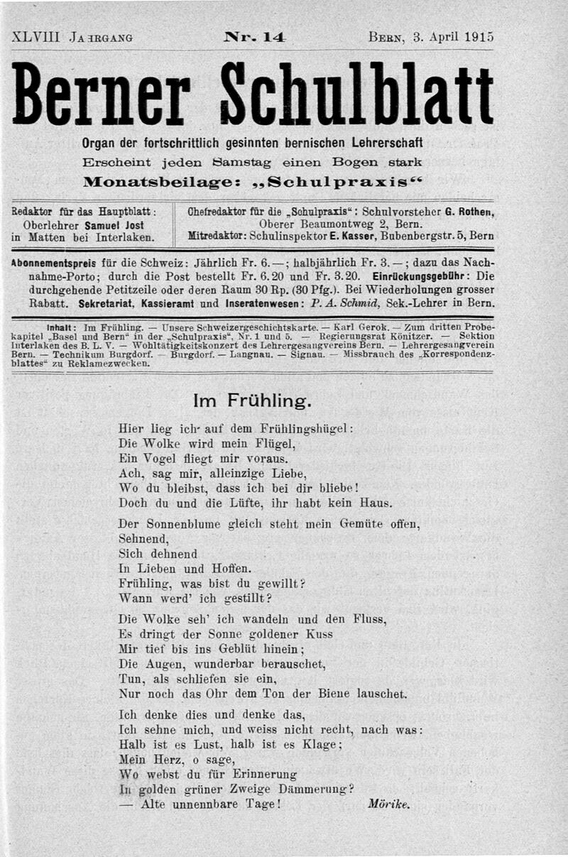 Buchumschlag - Heft 14